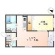 東近江市桜川西町の間取図