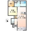 東近江市中小路町の間取図