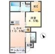東近江市中小路町の間取図