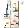愛知郡愛荘町石橋の間取図