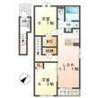 東近江市外町の間取図
