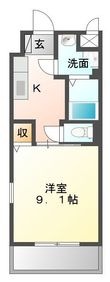 アンジュールの間取図
