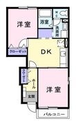 メゾン・プリューヌ Ⅱ棟の間取図