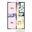 グリーンタウンAの間取図