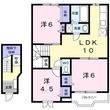 ファミール浜郷 B棟の間取図