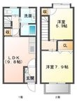 ティファナウエストの間取図