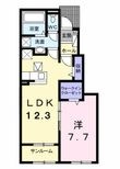 グラスロードⅡBの間取図
