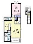 福山市南蔵王町5丁目の間取図