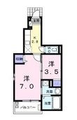 福山市北本庄1丁目の間取図