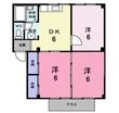 福山市川口町1丁目の間取図