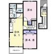 井原市木之子町の間取図