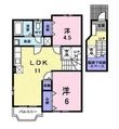 府中市高木町の間取図
