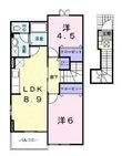 福山市坪生町3丁目の間取図