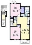 福山市山手町の間取図