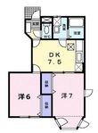 福山市川口町1丁目の間取図