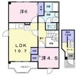 福山市新涯町6丁目の間取図