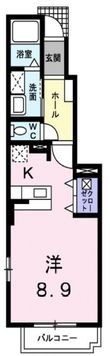 福山市川口町1丁目の間取図