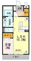 写真:福山市西新涯町1丁目 1階106の間取図