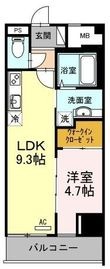 福山市野上町1丁目の間取図