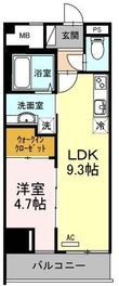 福山市野上町1丁目の間取図