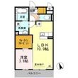 福山市木之庄町1丁目の間取図