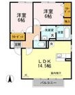 福山市手城町３丁目の間取図