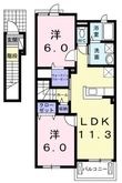 笠岡市茂平の間取図
