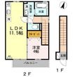 福山市駅家町大字万能倉の間取図