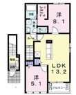 福山市沖野上町3丁目の間取図