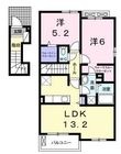 福山市沖野上町3丁目の間取図