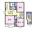 福山市引野町東の間取図