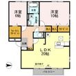 福山市東深津町3丁目の間取図