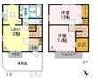 福山市川口町1丁目の間取図