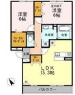 福山市水呑町の間取図