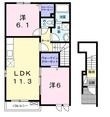 井原市木之子町の間取図
