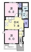 福山市駅家町大字近田の間取図