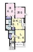 福山市山手町6丁目の間取図