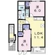 福山市沼隈町大字草深の間取図