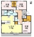 福山市南手城町2丁目の間取図