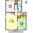 福山市高西町南の間取図