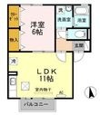 福山市南手城町３丁目の間取図