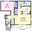 福山市能島3丁目の間取図