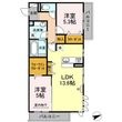 福山市川口町2丁目の間取図