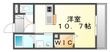 福山市明神町1丁目の間取図