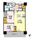 福山市春日町6丁目の間取図