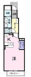 井原市西江原町の間取図
