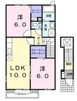 府中市中須町の間取図