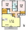 福山市手城町３丁目の間取図