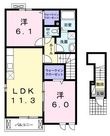 福山市津之郷町大字加屋の間取図