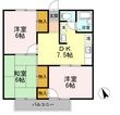 府中市高木町の間取図